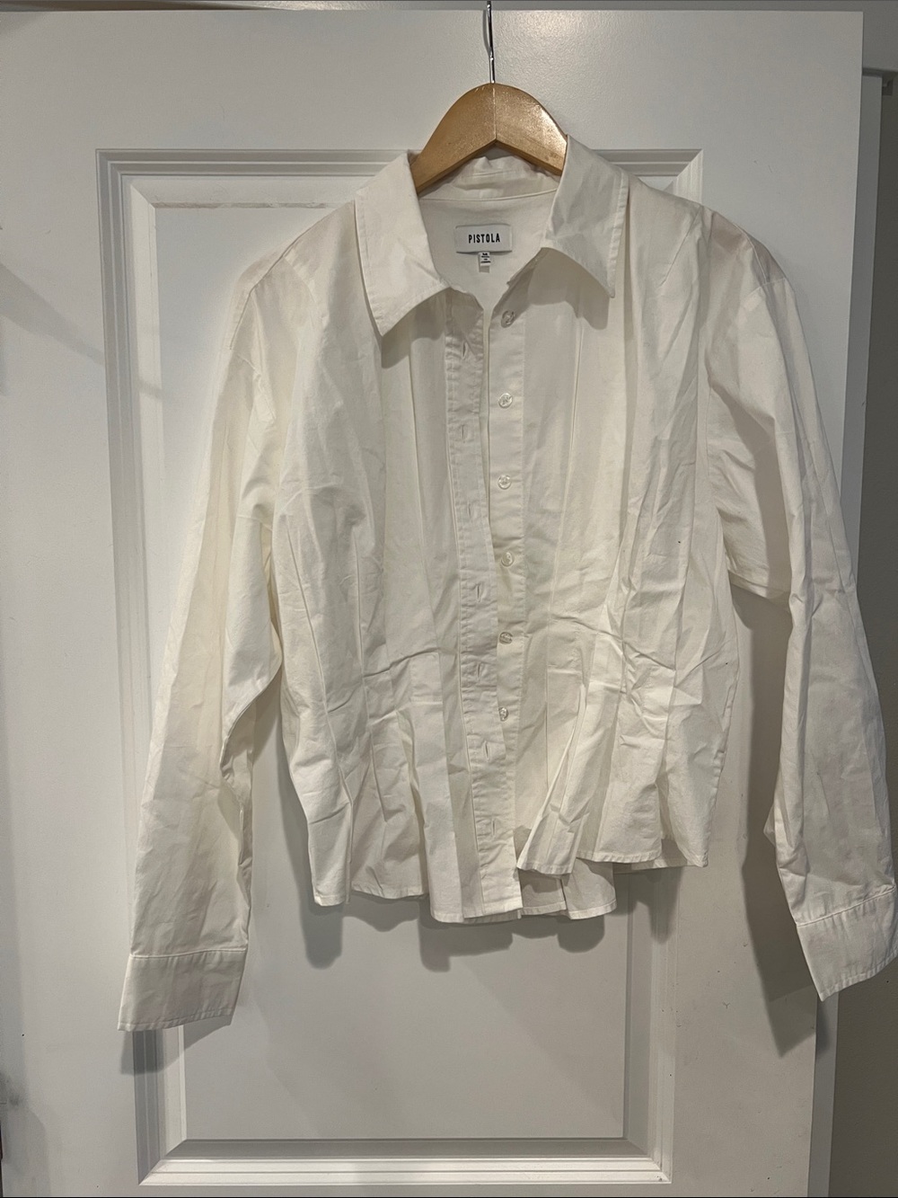 Pistola Off-White Button-Front Dress Shirt